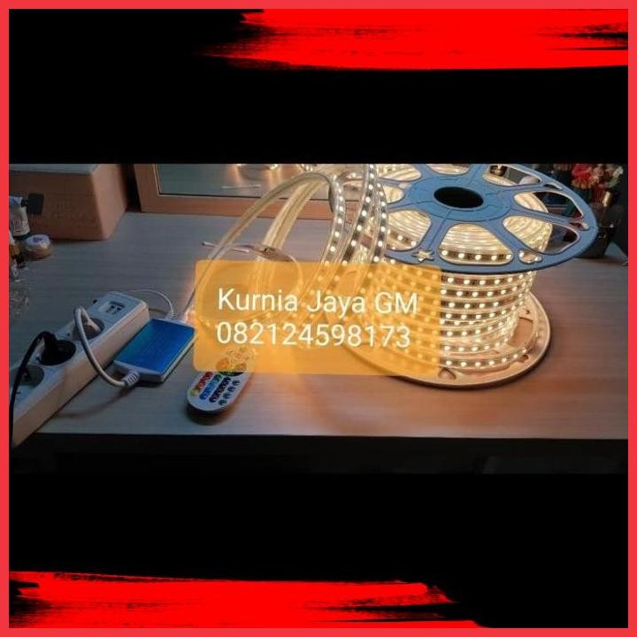 Jual (KJG) LAMPU SELANG LED IP67 - 5050 RGB FULL COLOUR 220V / 50MTR ...
