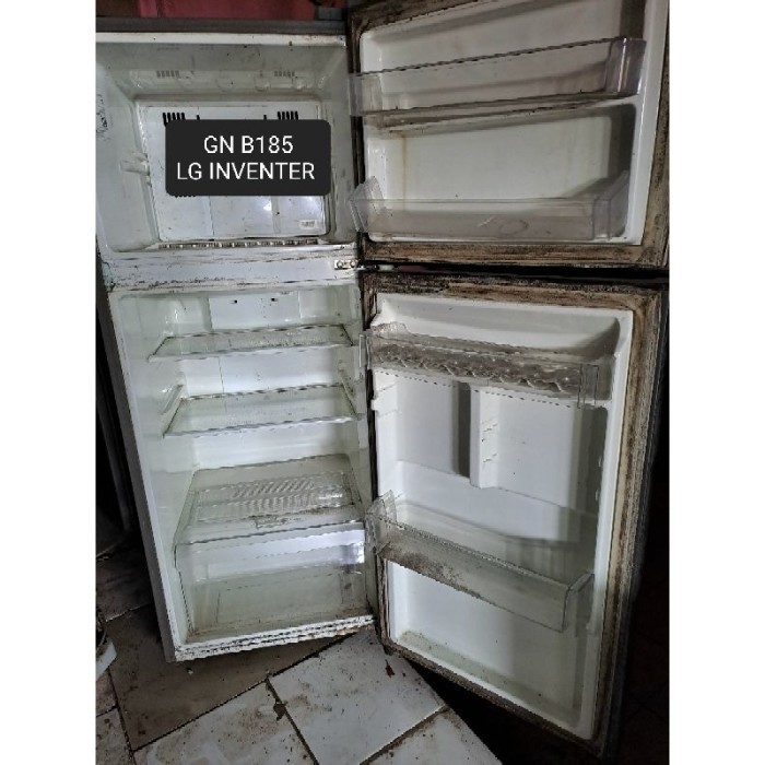 Jual READY STOCK RAK TATAKAN BEKAS KULKAS LG INVENTER 2PINTU | Shopee ...