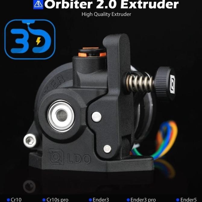 LDO Orbiter V2.0 Extruder (Spiegelversion) – Dual Drive, Einstellbare Spannung, Für 3D-Drucker