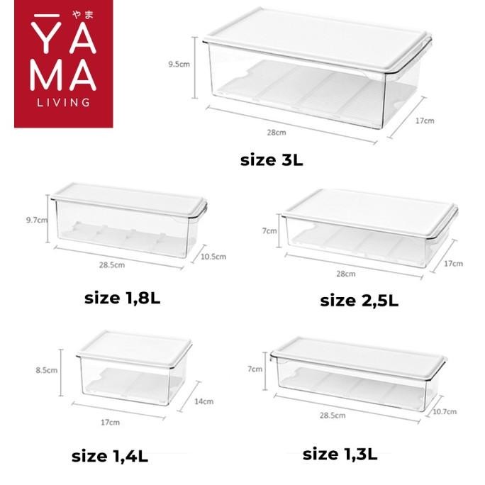 Jual YAMA KUNA Fridge Food Storage Kotak Penyimpanan Makanan Kulkas MM ...