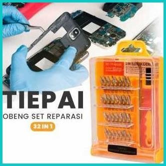 Jual Obeng Set Reparasi Obeng 32 in 1 set multifungsi pinset HP laptop ...