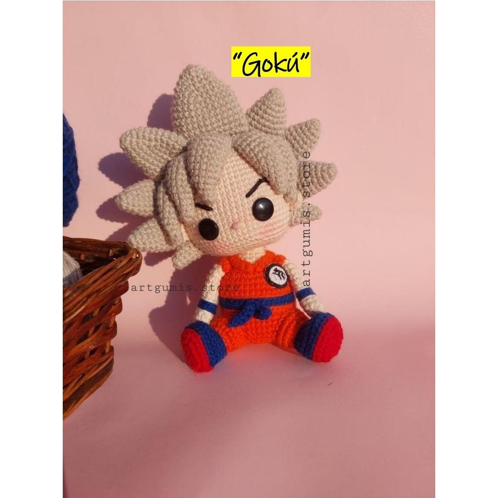 Jual Goku Dragon Ball - PDF Pattern / Pola Rajut Bukan Boneka | Shopee ...