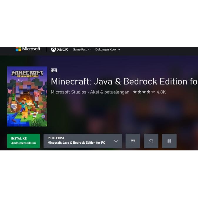 Jual Minecraft Java & Bedrock Edition Original PC | Shopee Indonesia