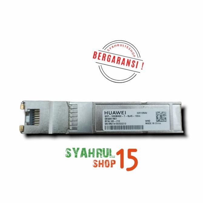 Jual TERLARIS - SFP HUAWEI 1000BASE-T-RJ45-100m | Shopee Indonesia