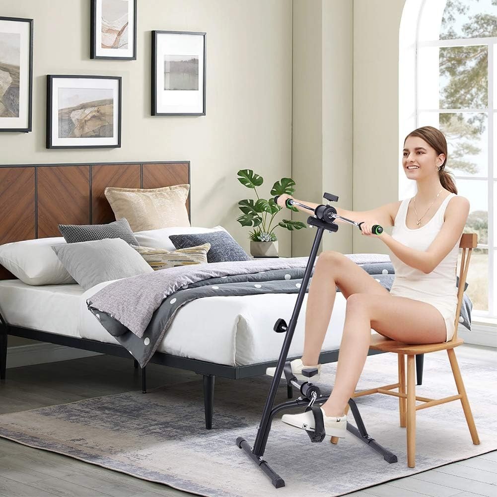 Jual Sepeda Statis Mini Exercise Bike Leg Arm Trainer Therapy CJ-LK-024 ...