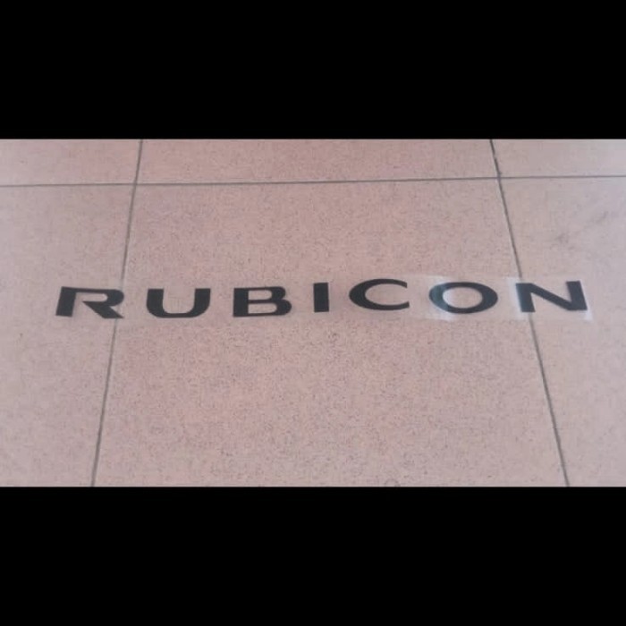 Jual Best Quality Sticker Stiker Tulisan Rubicon | Shopee Indonesia
