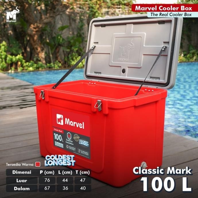 Jual MarvelCoolers 100 Ltr - Classic Mark (CoolBox - IceBox - Cooler ...