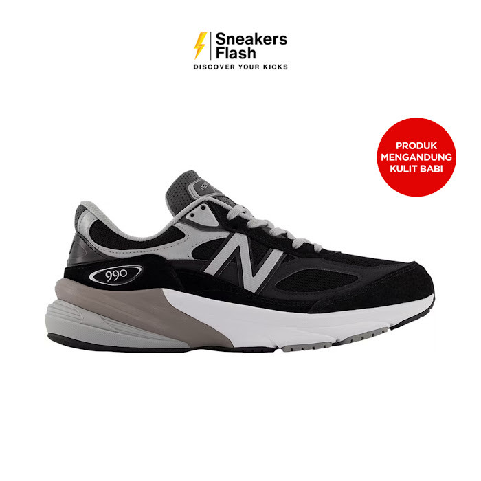 Jual NEW BALANCE 990 V6 Made In Usa Black Sepatu New Releases