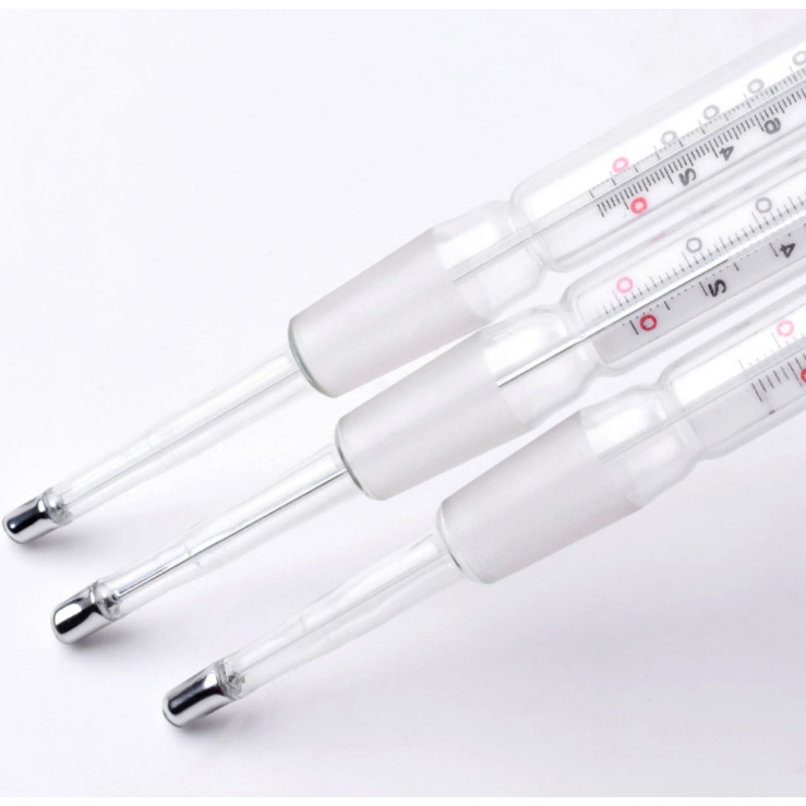 Jual Laboratory Thermometer With Standard Joint 50mm Immersion | Shopee ...
