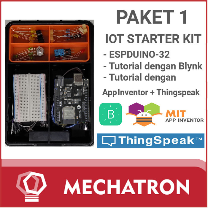 Jual Starter Kit IOT ESP32 Paket 1 Learning Kit Tutorial + Source Code ...
