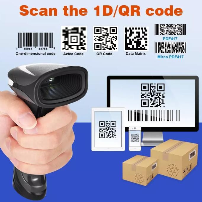 Jual BARCODE SCANNER 2D WIRELESS BLUETOOTH | Shopee Indonesia