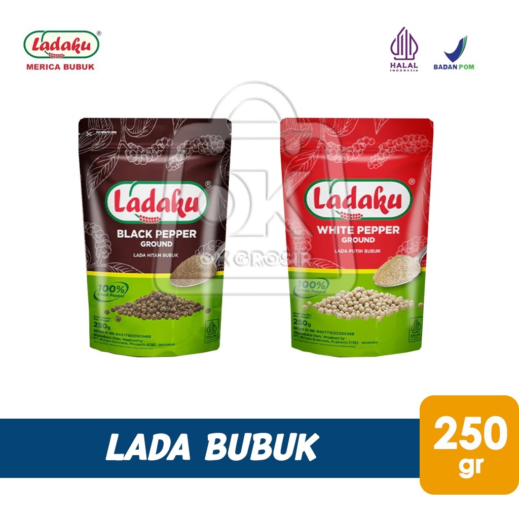 Jual Ladaku Merica Bubuk Lada Bubuk Pepper Powder (Pouch 250g) | Shopee ...