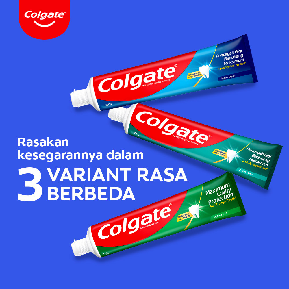 Colgate Great Regular Flavor Toothpaste 180g - Pasta Gigi (2pcs)