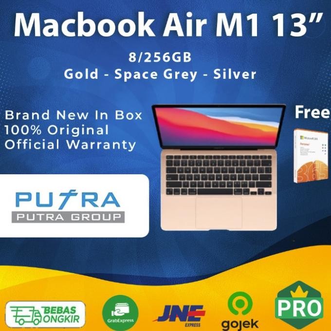 Jual (Resmi) Macbook Air M1 256Gb 13-Inch Garansi Indonesia | Shopee