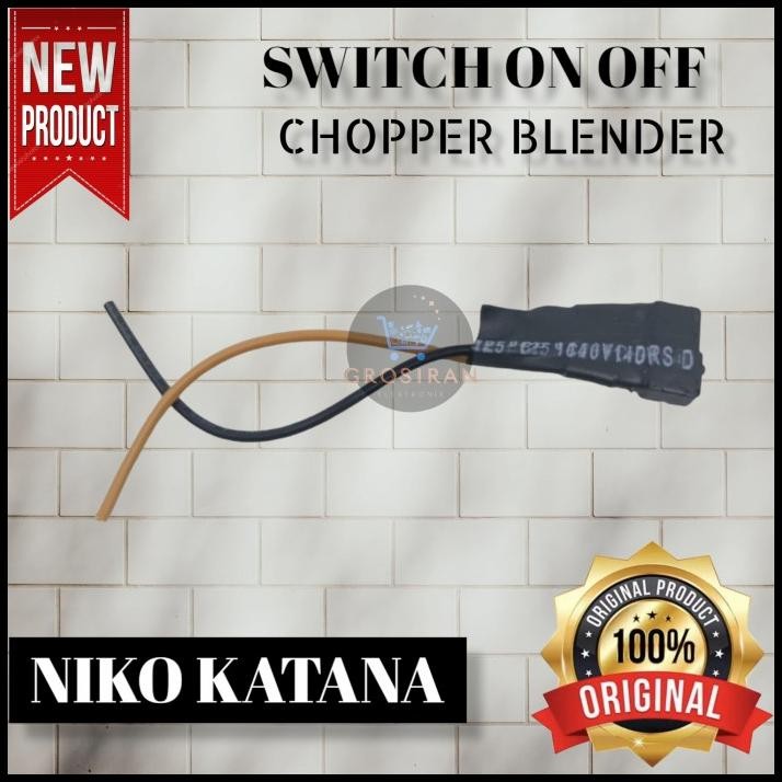 Jual SWITCH ON OFF NIKO KATANA CHOPPER PRO GOLD / NEXT ROSE ORIGINAL ...