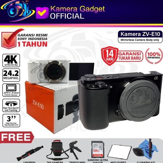 Jual Sony Zv-E10 Body Only - Zve 10 - Zve10 Mirrorless Camera Bodi Only ...