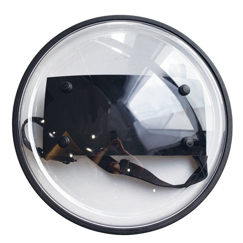 Jual Security Round Explosion-Proof Riot Shield Transparent Pc | Shopee ...