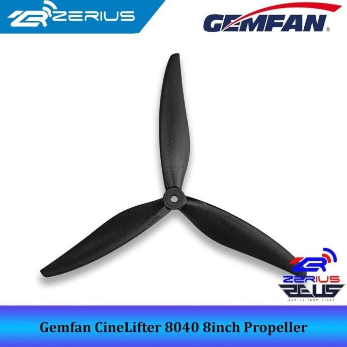 Jual Gemfan Cinelifter 8040 3-Blade 8Inch Propeller Murah | Shopee ...