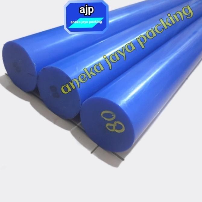 Jual MC BLUE ROD DIA 80MM X 30CM AS HARD NYLON BIRU BATANGAN 3009T ...