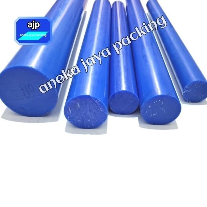 Jual MC BLUE ROD DIA 75MM X 30CM AS HARD NYLON BIRU BATANGAN 3009T ...