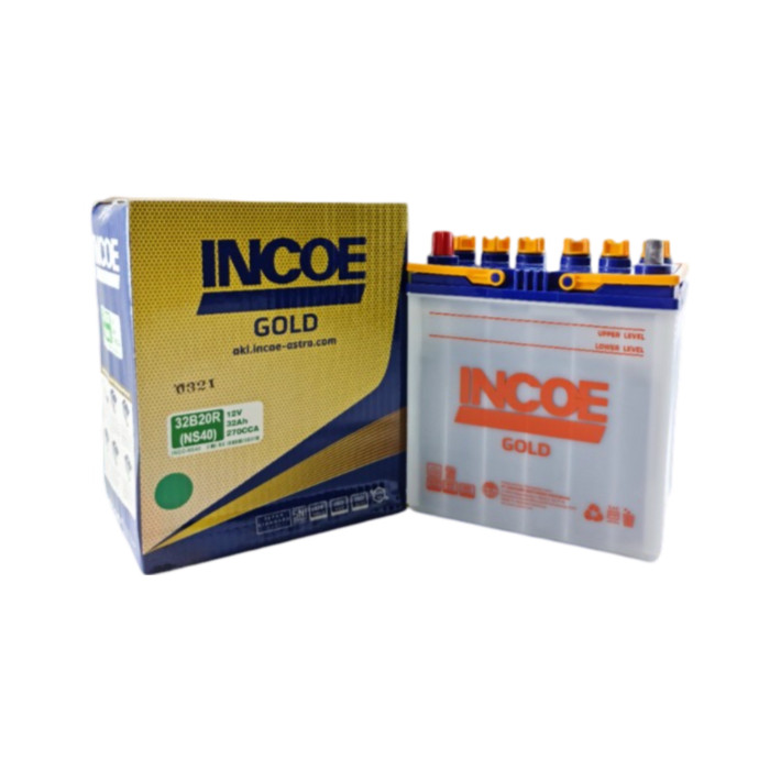 Jual INCOE GOLD Astra Aki Basah Mobil Daihatsu Luxio NS40 12V / 32 Ah ...