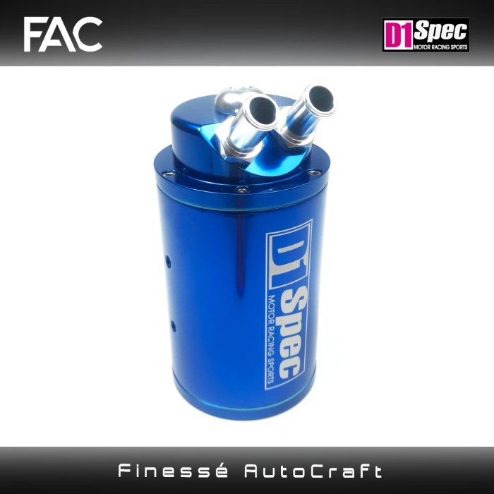 Jual Stok Terbatas! D1 Spec Oil Catch Tank With Breather Nozzle 9Mm
