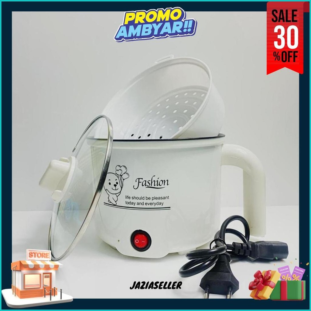 Jual Panci Listrik Elektrik Cooker Stainless Steel Teflon Cooking Pot