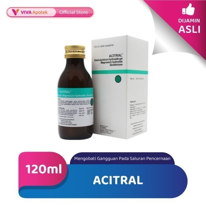 Jual Acitral Sirup Mengatasi Maag & Asam Lambung (120 ml) | Shopee ...