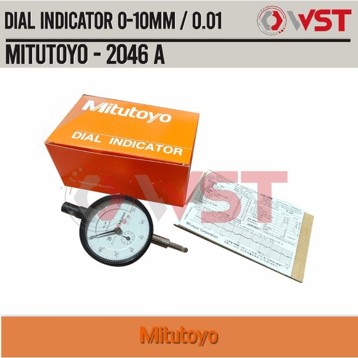 thumbnail interactive-video image 1 of Dial Indicator 2046S, 0-10mm X 0.01mm, 8mm Stem, Lug Back, Series 2 1 of 5