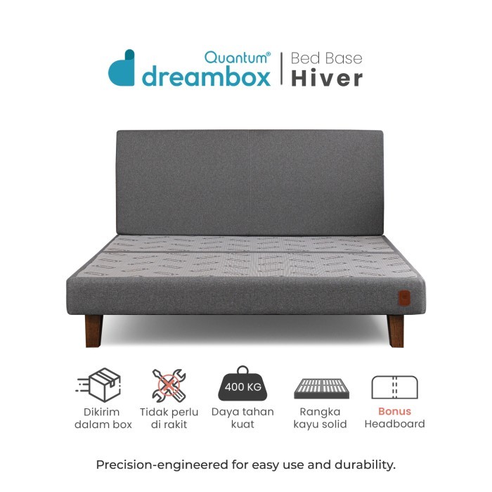 Jual Quantum Dreambox Tempat Tidur Dipan + Sandaran Hiver / Divan Join ...