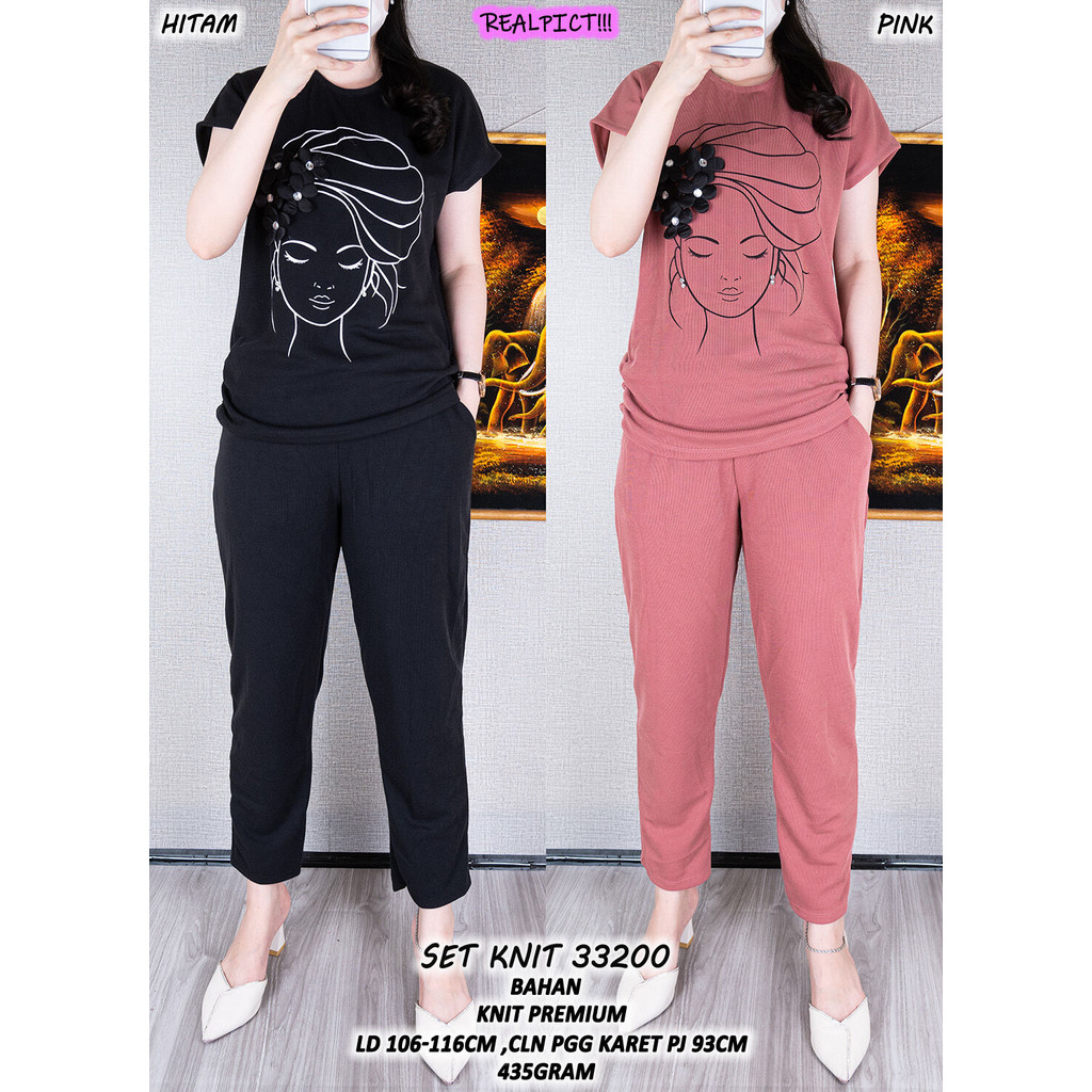 Jual SET KNIT 33200 (STOK SELALU READY) | Shopee Indonesia