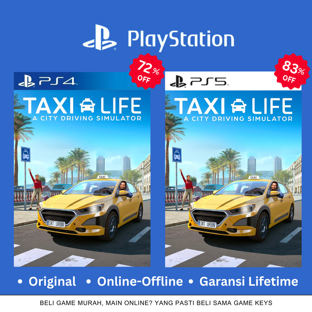 Jual Taxi Life: A City Driving Simulator | PS4 & PS5 | Shopee Indonesia