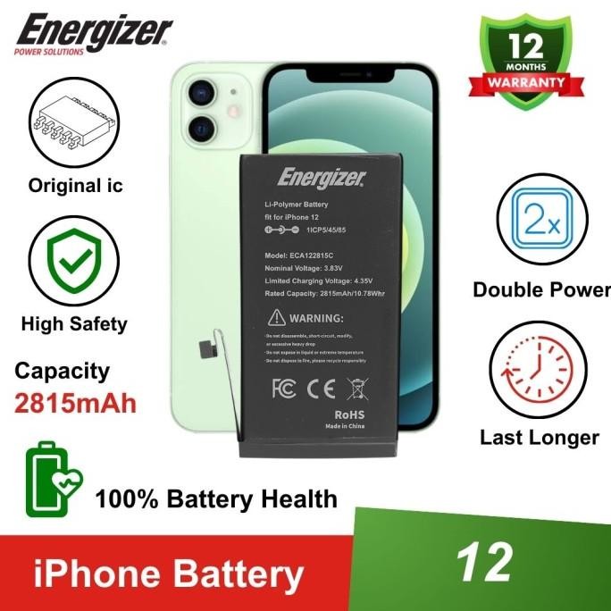Jual Energizer - Batre Baterai Battery iPhone 12 / 12 Mini / 12 Pro ...