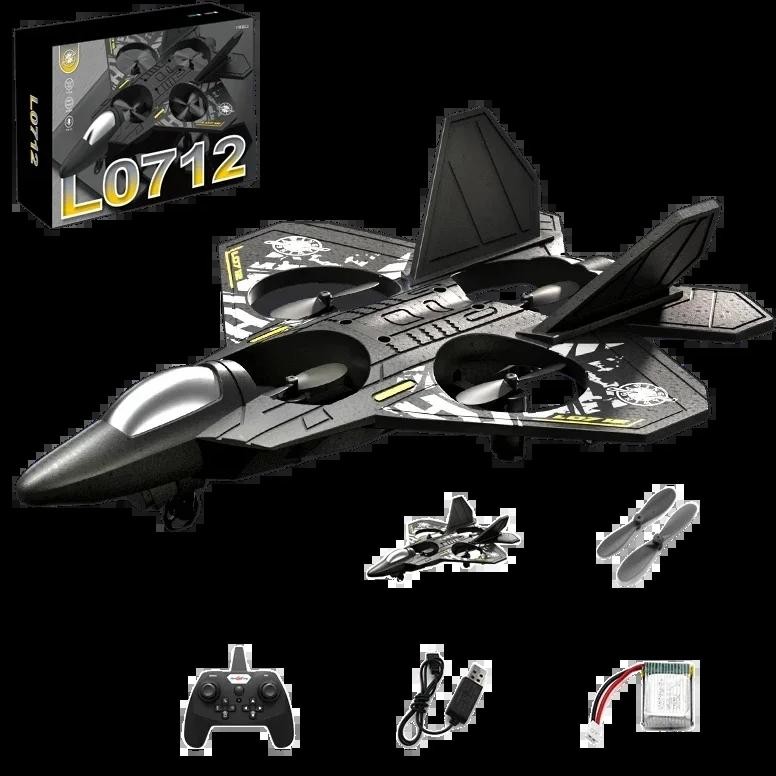 RC Airplane Simulation A-747 Passenger Plane 2.4GHZ Rc Plane Glider, 360° Rollover Computerized Gyroscope Stability Airplane, 3-Channel Fastened-Wing RC Drone Toy With LED Searchlight – Drone