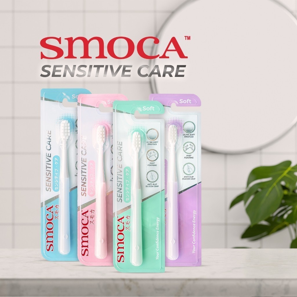 Jual Smoca Toothbrush Sikat Gigi Sensitive Care | Shopee Indonesia