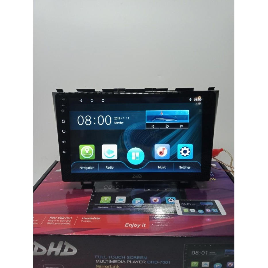 Jual Limited Head Unit Android Dhd 9 Inch Paket Frame Honda Crv ...