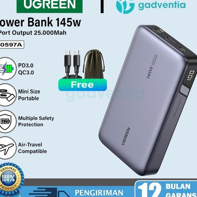 Jual Ugreen Powerbank Mah Fast Charging W W Power