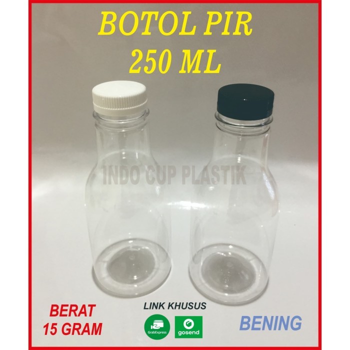 Jual Botol Pir 250 Ml Plastik Pet Bening ! | Shopee Indonesia
