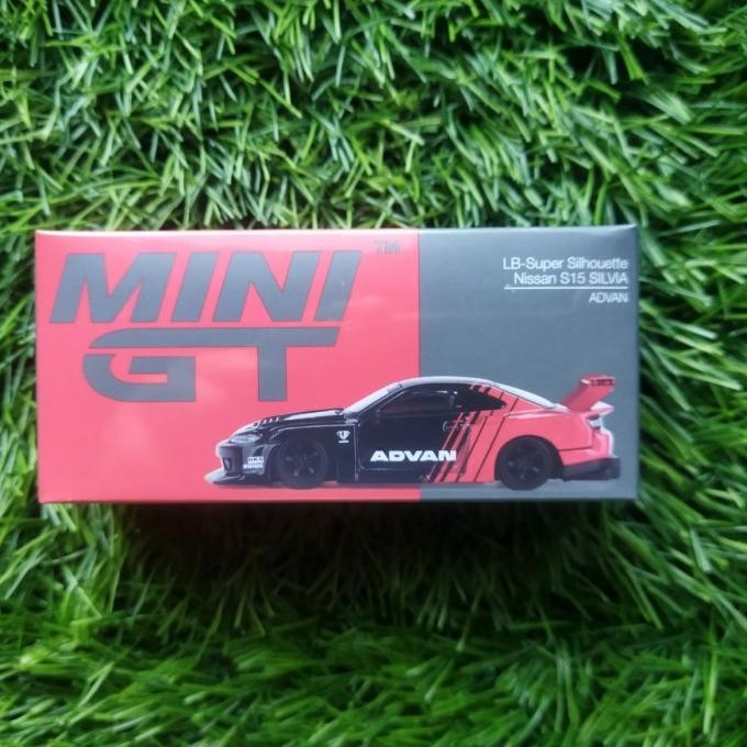 Jual mini GT Nissan Silvia s15 lbwk advan | Shopee Indonesia