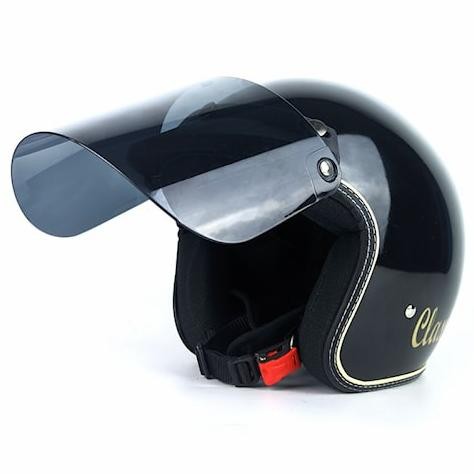 Jual Helm Helem Bogo Dewasa Retro Classic List Kulit Half Face Motor