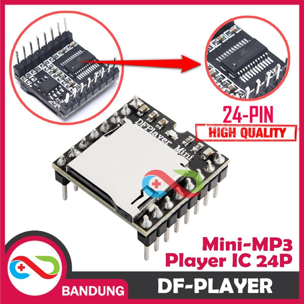 Jual DFPLAYER DF PLAYER MINI MP3 PLAYER MODULE FOR MP3-TF-16P | Shopee ...