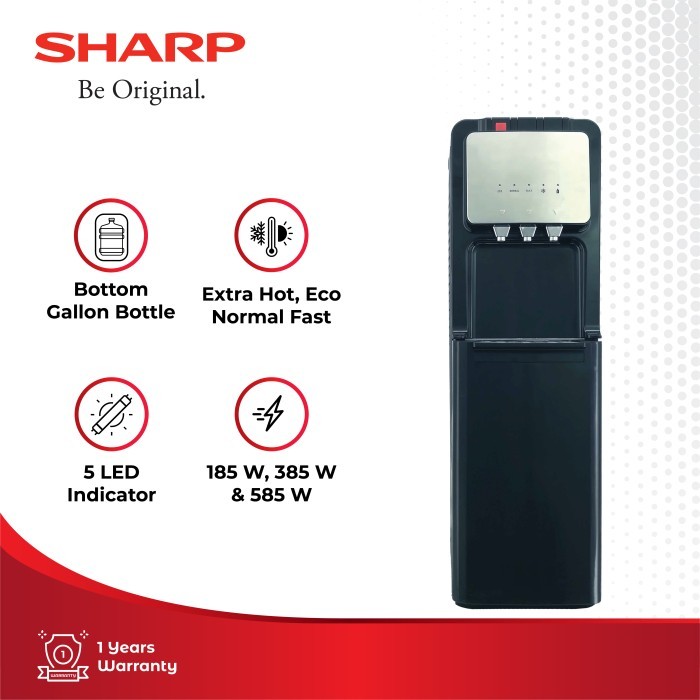 Jual Sharp Dispenser Bottom Loading SWD-82EHL-SL Low Wattage | Shopee ...