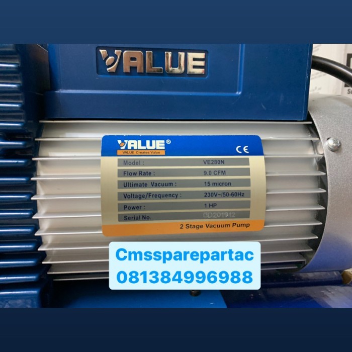 Jual HARGA DISC - vacuum pump ac merk value ve-280n 1hp | Shopee Indonesia