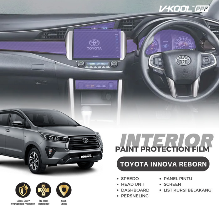 Jual V-KOOL PPF INTERIOR PROTECTOR TOYOTA INNOVA REBORN - PANEL / HEAD ...