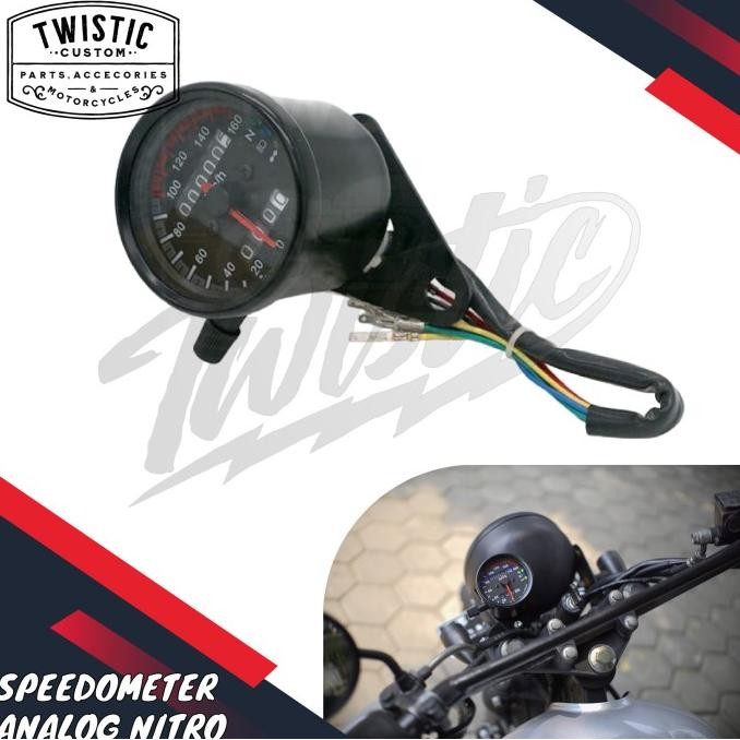 Jual For Sale | Speedometer Analog Nitro Motor Custom W175 Cb Caferacer ...