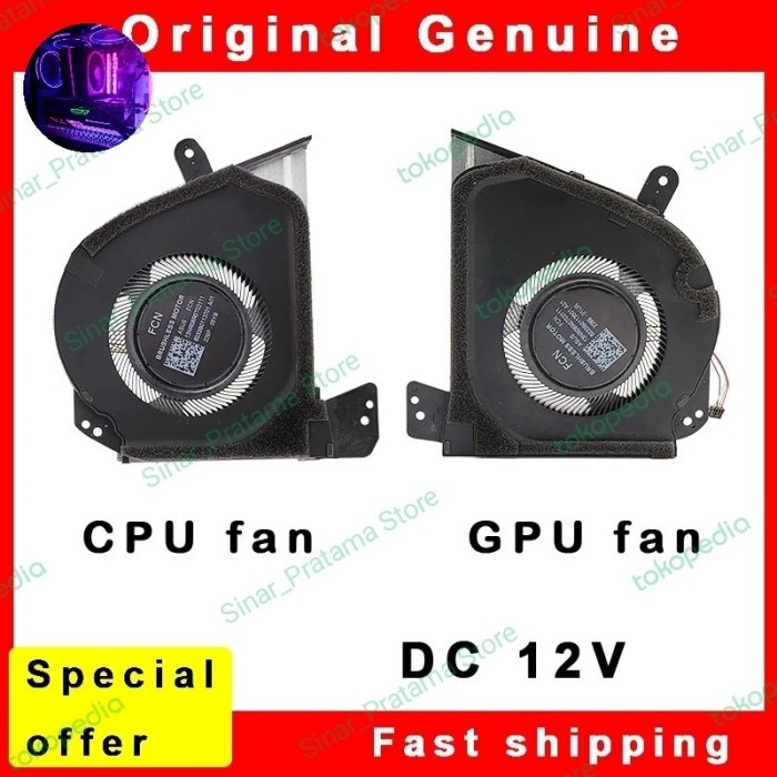 Jual Fan kipas Laptop ASUS ROG Zhepyrus M16 GU603 ZM ZE HE HM G15 GA503 ...