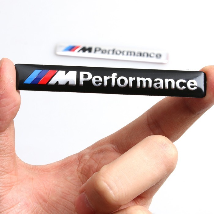 Jual M PERFORMANCE MOTORSPORT METAL LOGO CAR STICKER ALUMINUM EMBLEM ...