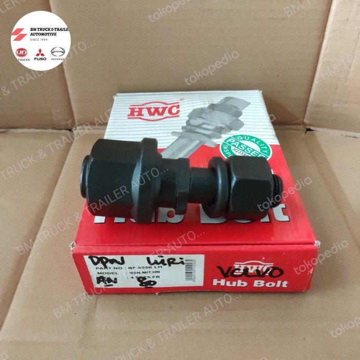 Jual HUB BOLT BAUT RODA DEPAN UNIVERSAL FUSO / VOLVO (LH / RH) | Shopee ...