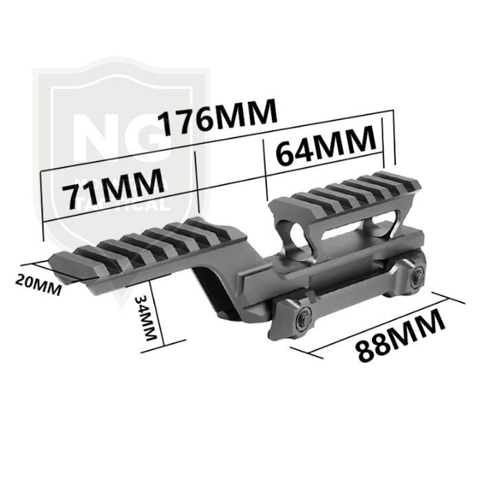 Jual GBRS Hydra Red Dot Sight Lasers Combo Adapter Mount Raiser LOW ...