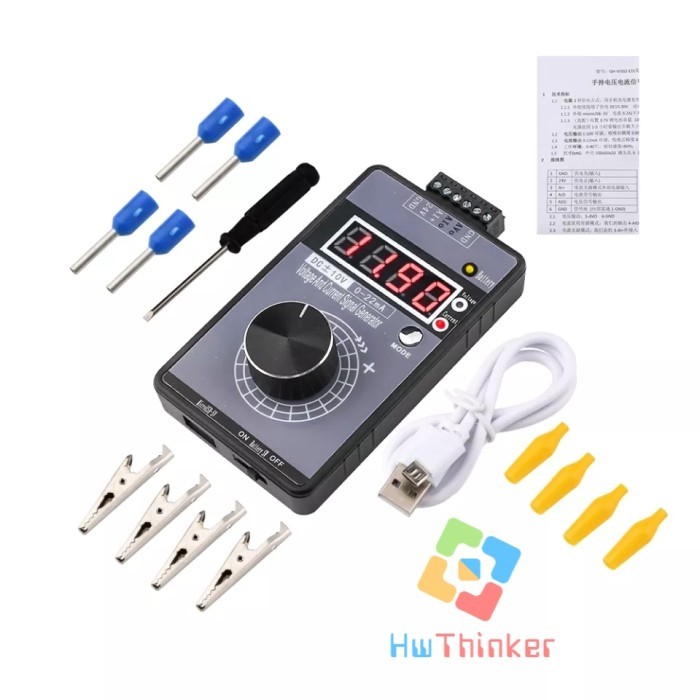 Jual Voltage Signal Injector Generator 4-20mA Current Transmitter 0-10V ...